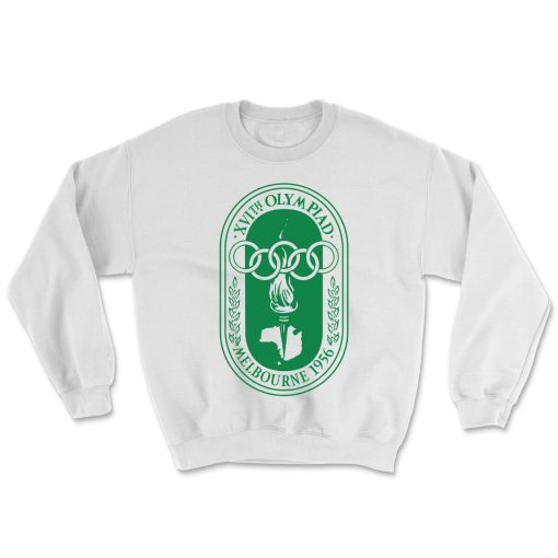 Melbourne 1956 Olympics Ringer Tee Crewneck Sweatshirt