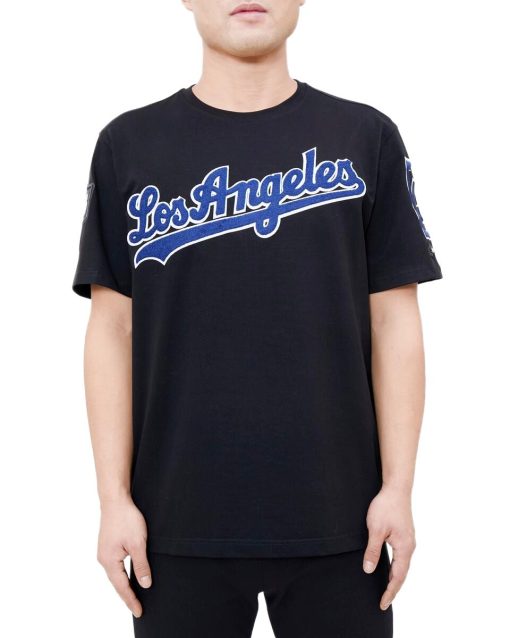Pro Standard Black Mlb Los Angeles Dodgers Pro Team T-Shirt