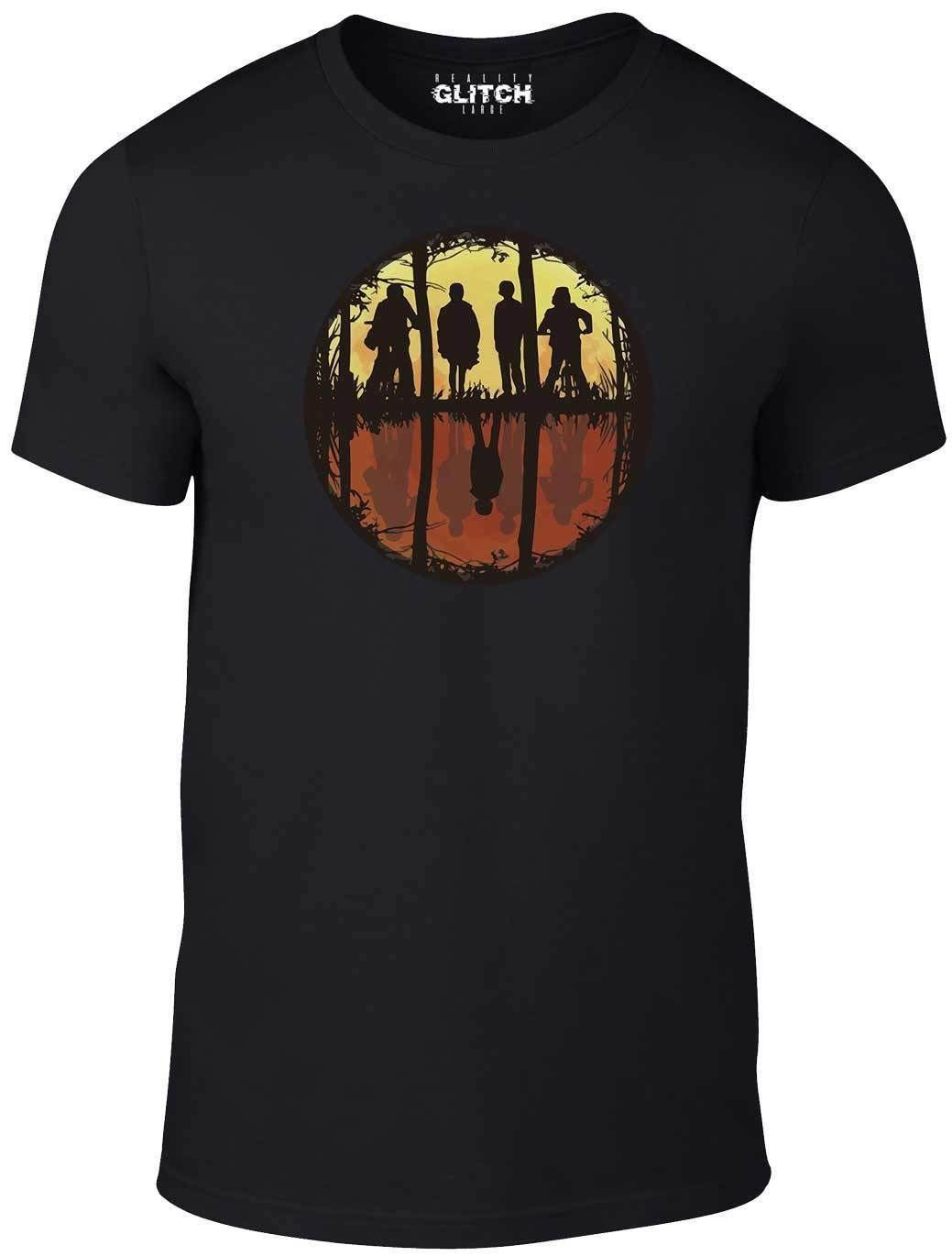Reality Glitch Mens Stranger Mirror T-Shirt Reality Glitch Mens Stranger Mirror T-Shirt