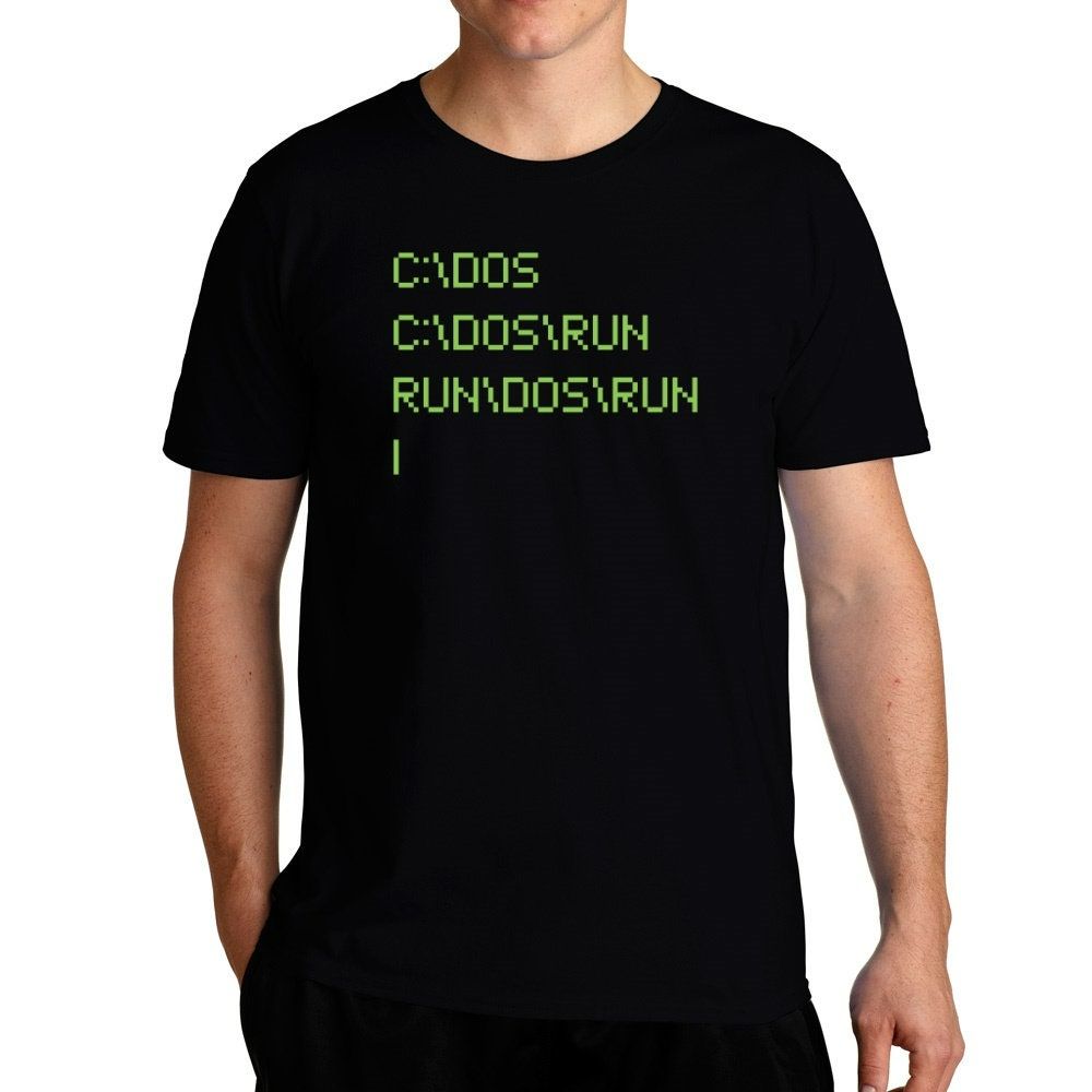 Run Dos Run Funny Geek T-Shirt Run Dos Run Funny Geek T-Shirt