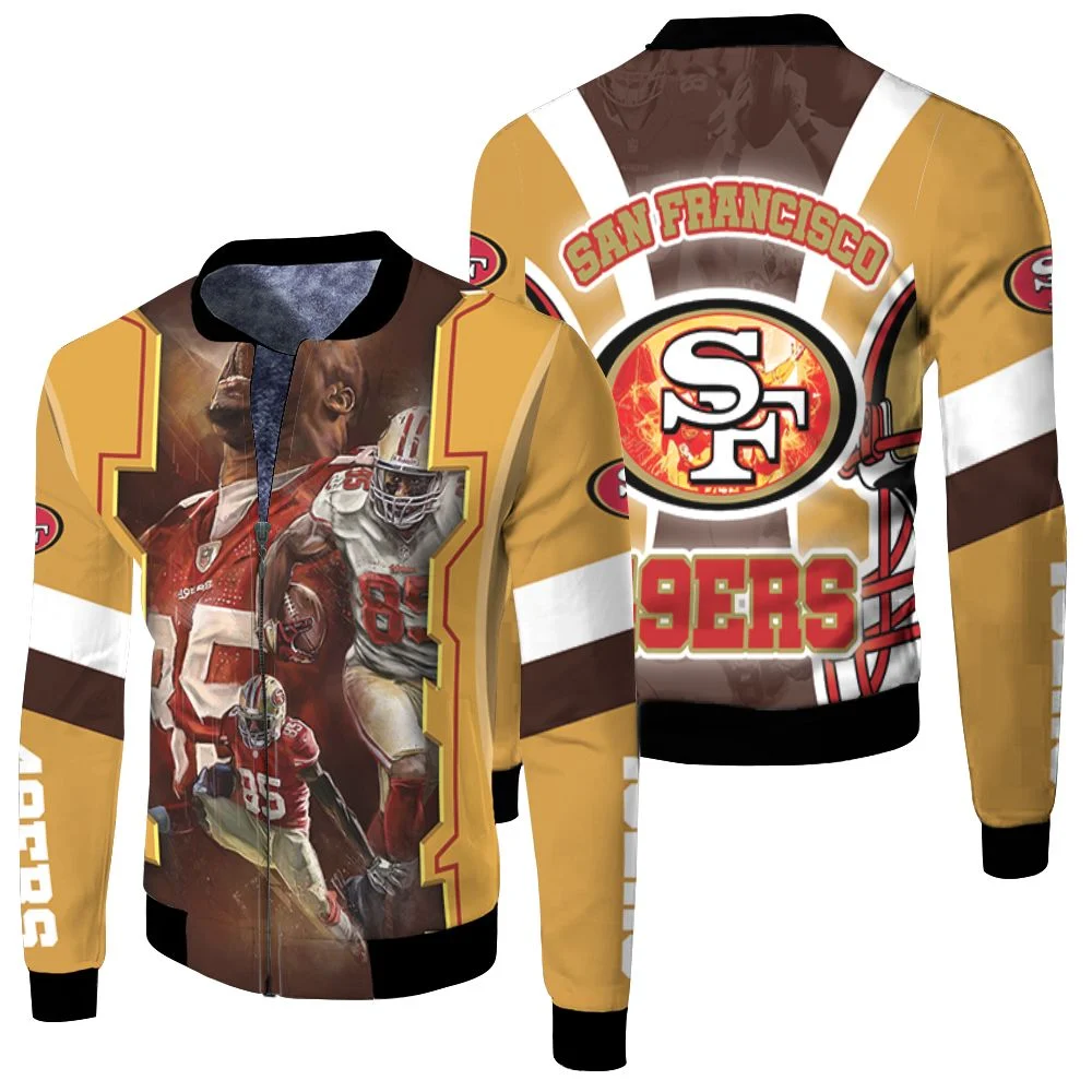 San Francisco 49ers 2021 Art Fleece Bomber Jacket San Francisco 49ers 2021 Art Fleece Bomber Jacket