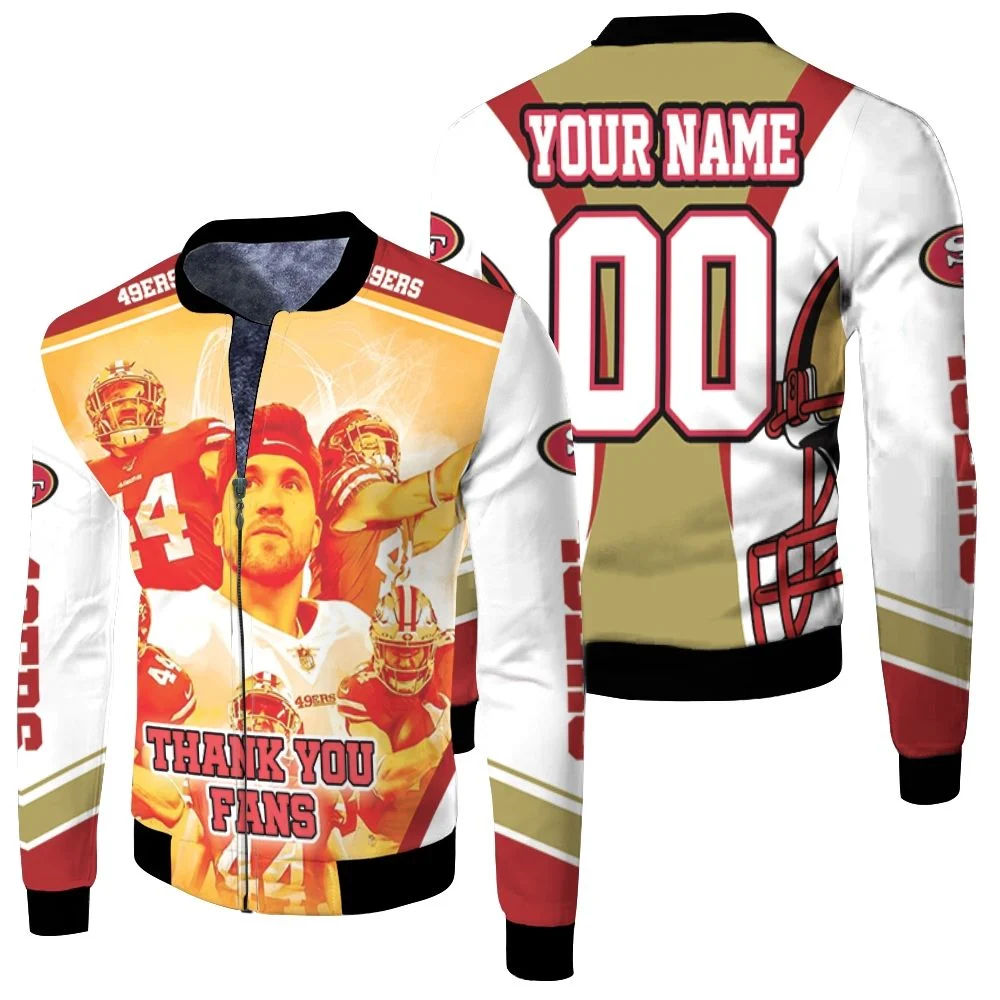 San Francisco 49ers Helmet Nfc West Division Champions Super Bowl 2021 Personalized Fleece Bomber Jacket San Francisco 49ers Helmet Nfc West Division Champions Super Bowl 2021 Personalized Fleece Bomber Jacket