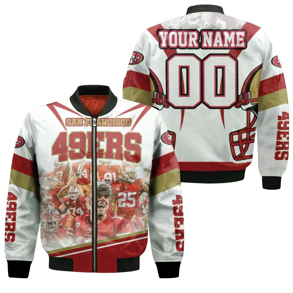San Francisco 49ers Nfc West Division Champions Super Bowl 2021 Personalized Bomber Jacket San Francisco 49ers Nfc West Division Champions Super Bowl 2021 Personalized Bomber Jacket