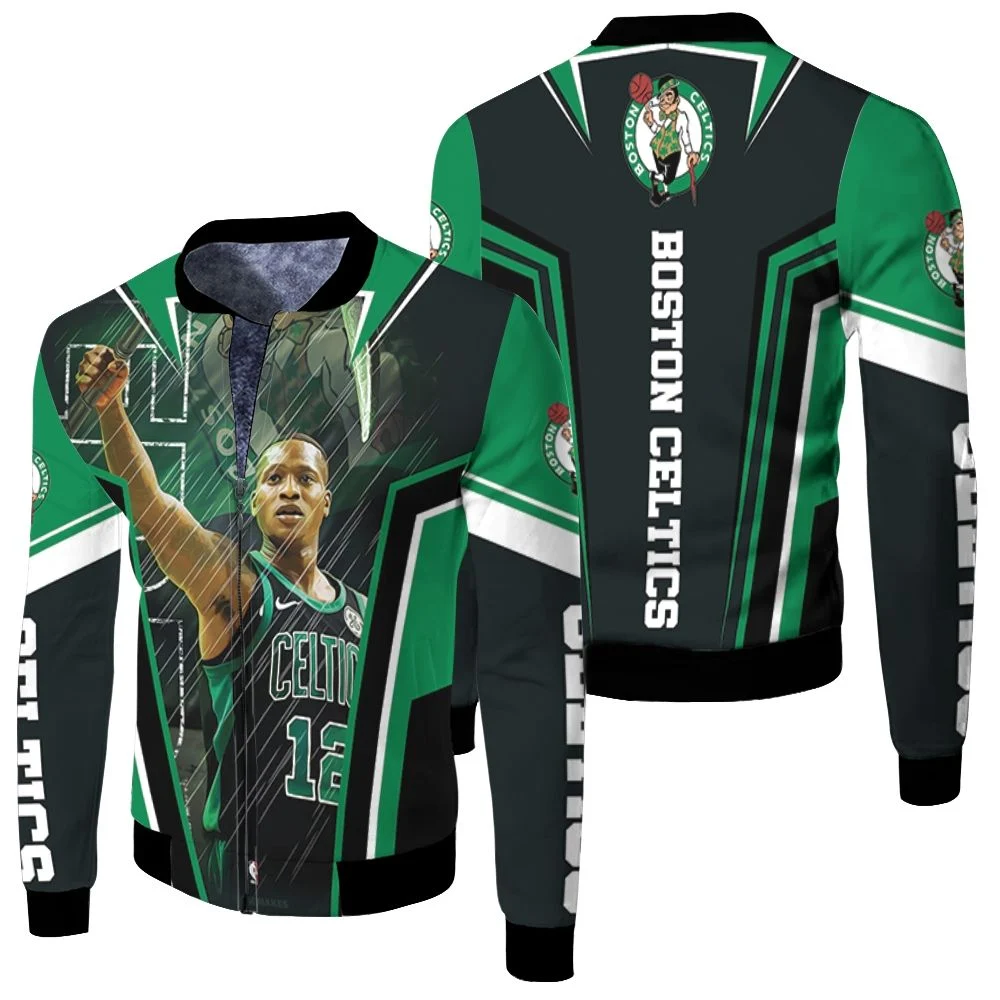 Scary Terry Rozier 12 Boston Celtics Jason Voorhees Fleece Bomber Jacket Scary Terry Rozier 12 Boston Celtics Jason Voorhees Fleece Bomber Jacket