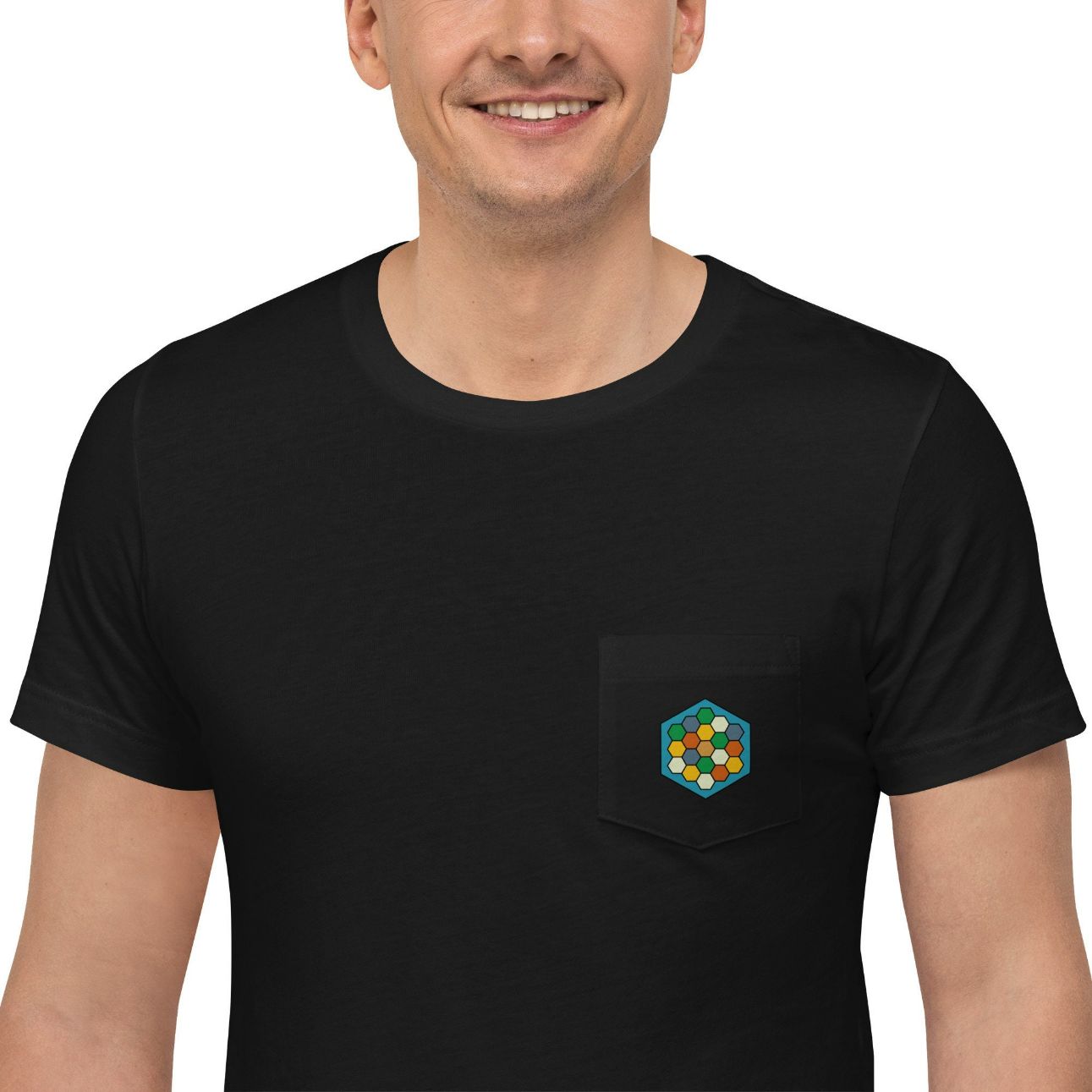 Settlers of Catan-inspired Unisex Pocket T-Shirt Settlers of Catan-inspired Unisex Pocket T-Shirt
