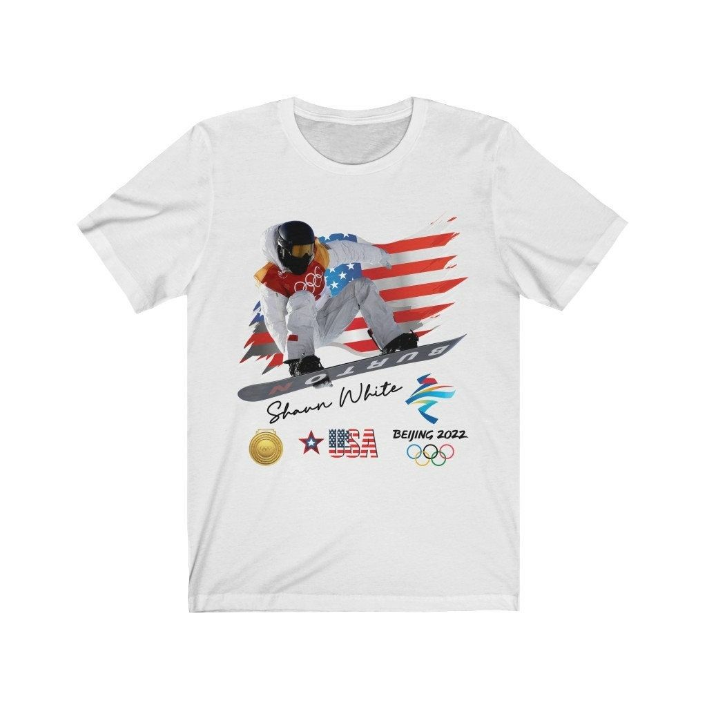 Shaun White - Beijing 2022 Olympic Winter Games - Short Sleeve Tee Shirt Shaun White - Beijing 2022 Olympic Winter Games - Short Sleeve Tee Shirt