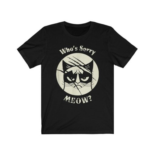 Siamese Cat Is Grumpy Whos Sorry Meow Scratched Up Grouch T-Shirt