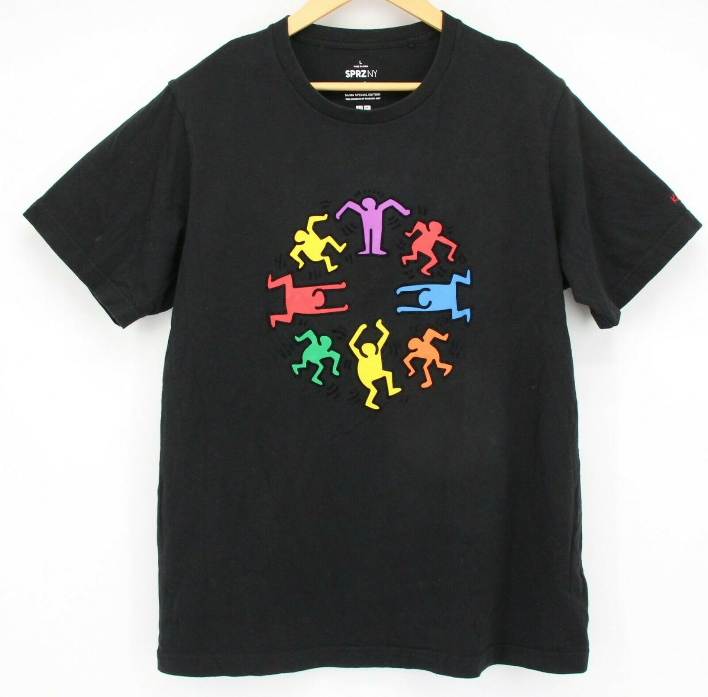 Sprz Ny Keith Haring Moma Special Edition Uniqlo Black T-Shirt Sprz Ny Keith Haring Moma Special Edition Uniqlo Black T-Shirt
