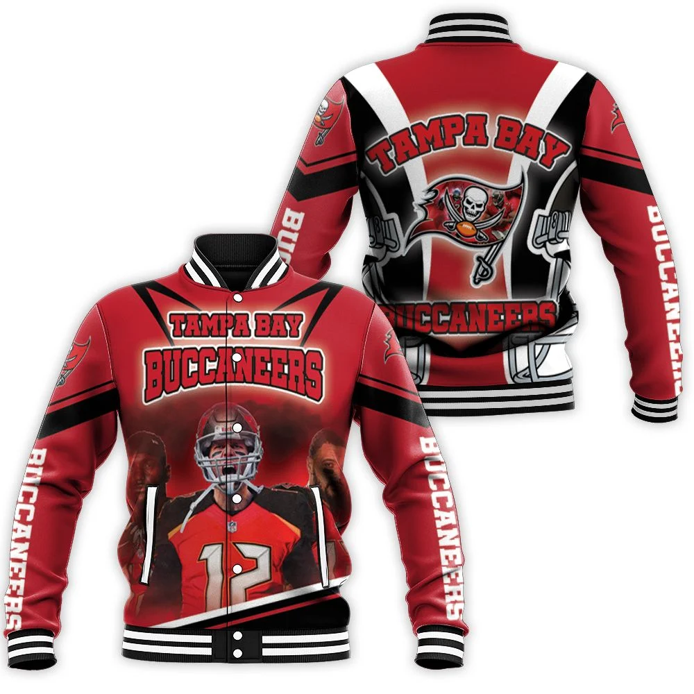 Tampa Bay Buccaneers Tom Brady Nfl Champions 2021 Baseball Jacket Tampa Bay Buccaneers Tom Brady Nfl Champions 2021 Baseball Jacket