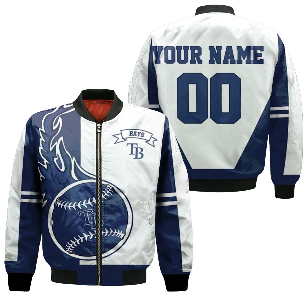 Tampa Bay Rays 3d Personalized Bomber Jacket Tampa Bay Rays 3d Personalized Bomber Jacket