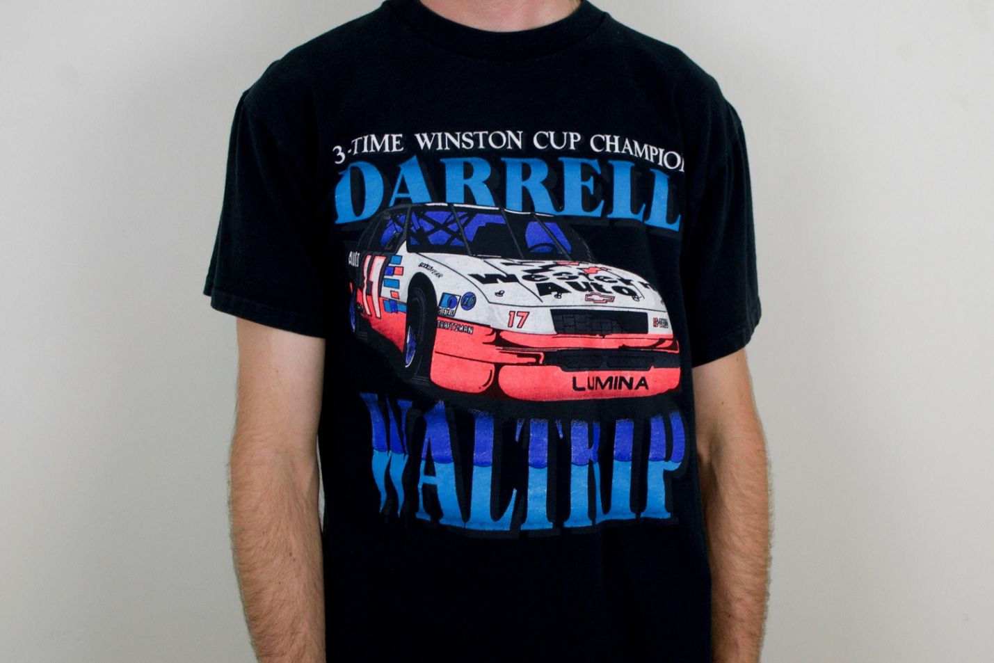 Vintage 90s Darrell Waltrip NASCAR T-Shirt Vintage 90s Darrell Waltrip NASCAR T-Shirt