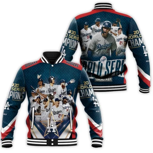 2020 Los Angeles Dodgers Yearbook Baseball Jacket