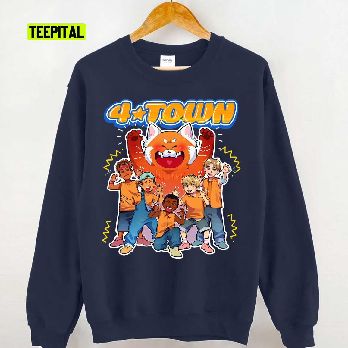 4 Town From Turning Red Unisex Sweatshirt 4 Town From Turning Red Unisex Sweatshirt