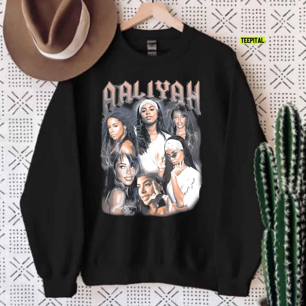 Aaliyah Vintage Bootleg 90s Unisex Sweatshirt Aaliyah Vintage Bootleg 90s Unisex Sweatshirt