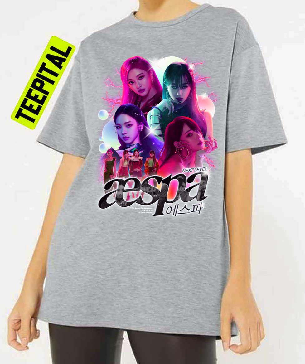 Aespa Next Level K-Pop Girls Unisex T-Shirt Aespa Next Level K-Pop Girls Unisex T-Shirt