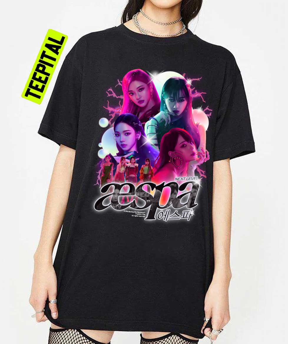 Aespa Next Level K-Pop Girls Unisex T-Shirt Aespa Next Level K-Pop Girls Unisex T-Shirt