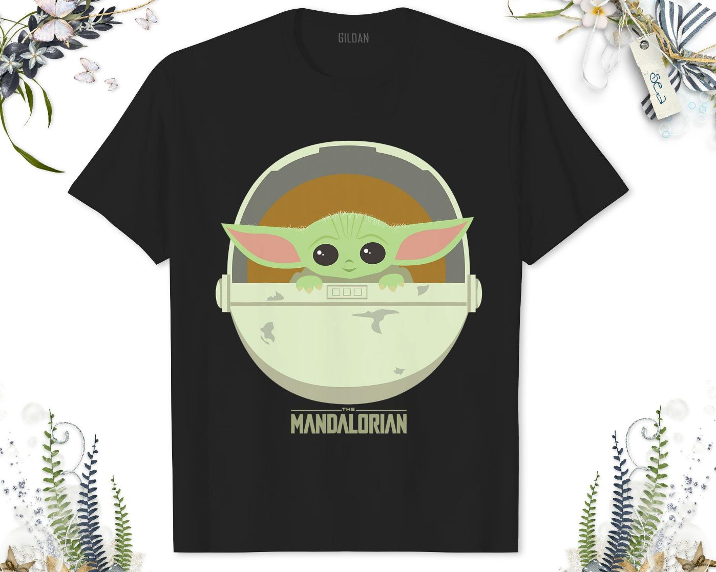 Baby Yoda Star Wars The Mandalorian The Child Bassinet Portrait T-Shirt Baby Yoda Star Wars The Mandalorian The Child Bassinet Portrait T-Shirt