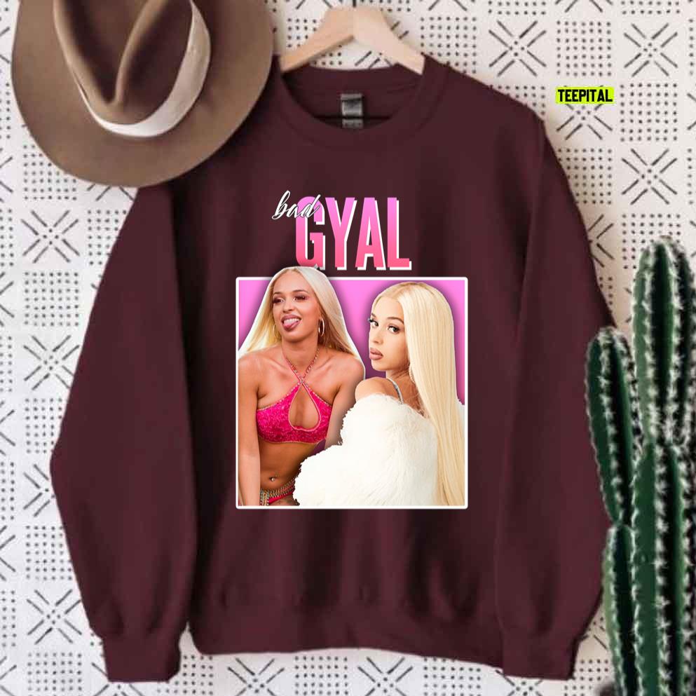 Bad Gyal 90s Merch Vintage Homage Unisex Sweatshirt Bad Gyal 90s Merch Vintage Homage Unisex Sweatshirt
