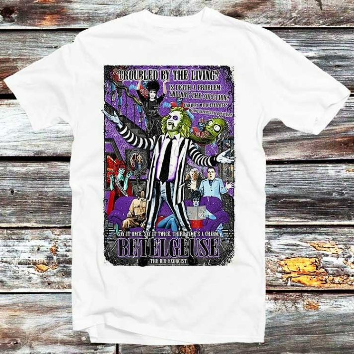Beetlejuice Betelgeuse Bio Exorcist T-Shirt Beetlejuice Betelgeuse Bio Exorcist T-Shirt