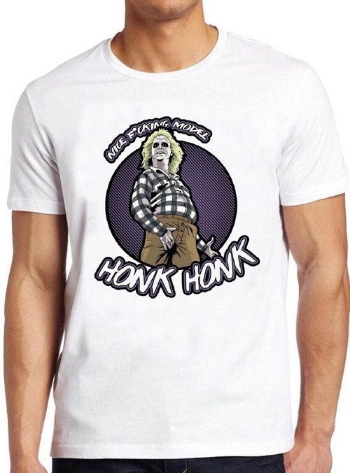 Beetlejuice Honk Slogan 80s Cult Film Funny Vintage Shirt Beetlejuice Honk Slogan 80s Cult Film Funny Vintage Shirt