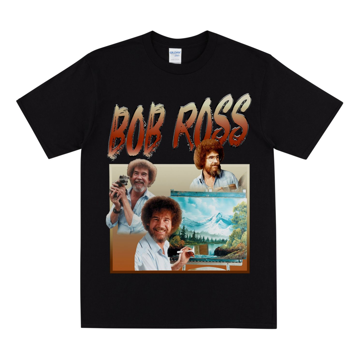 BOB ROSS Homage T-Shirt BOB ROSS Homage T-Shirt