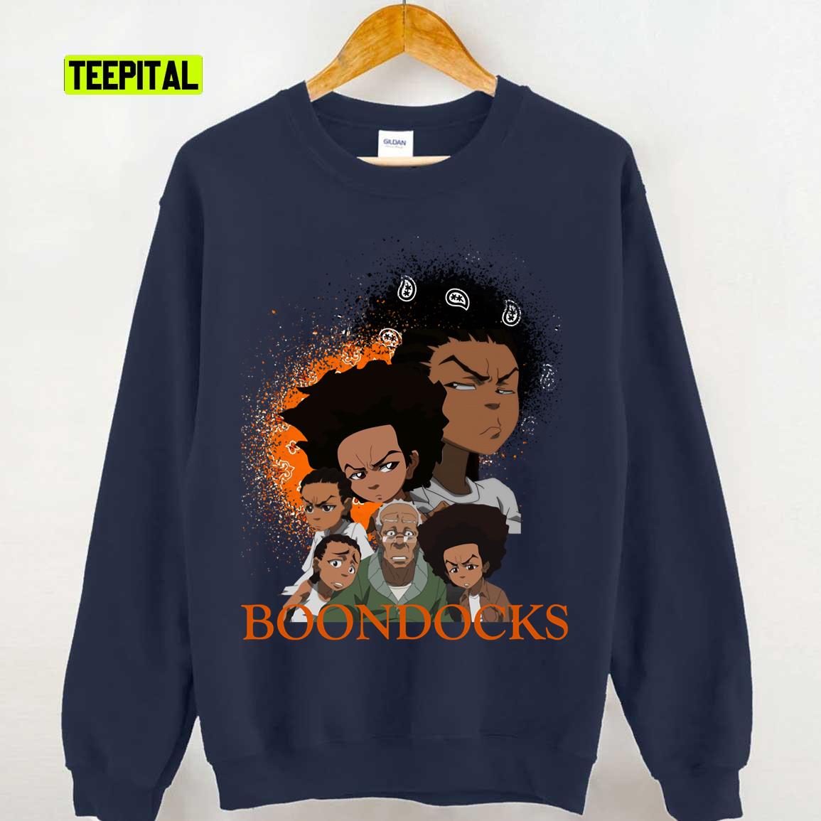 Boondocks Riley Huey And Grandad Unisex Sweatshirt Boondocks Riley Huey And Grandad Unisex Sweatshirt