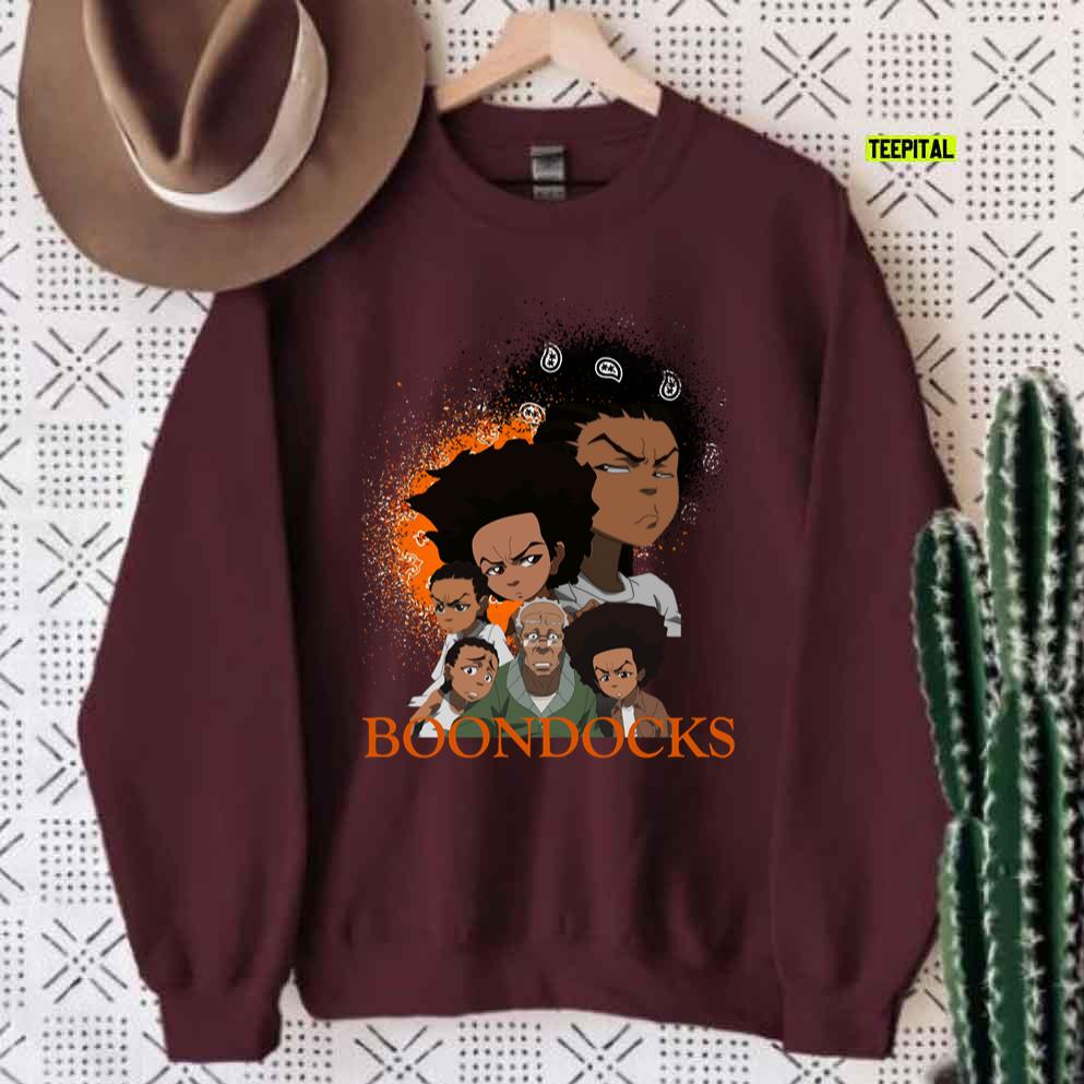 Boondocks Riley Huey And Grandad Unisex Sweatshirt Boondocks Riley Huey And Grandad Unisex Sweatshirt