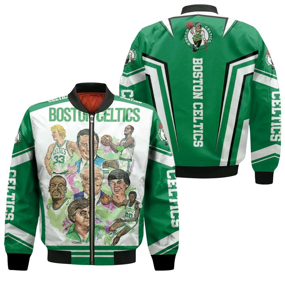 Boston Celtics 1982 Seasons Bomber Jacket Boston Celtics 1982 Seasons Bomber Jacket