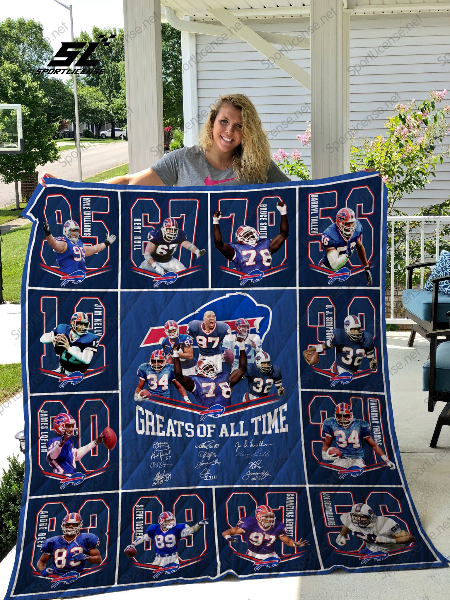 Buffalo Bills Quilt Blanket Buffalo Bills Quilt Blanket