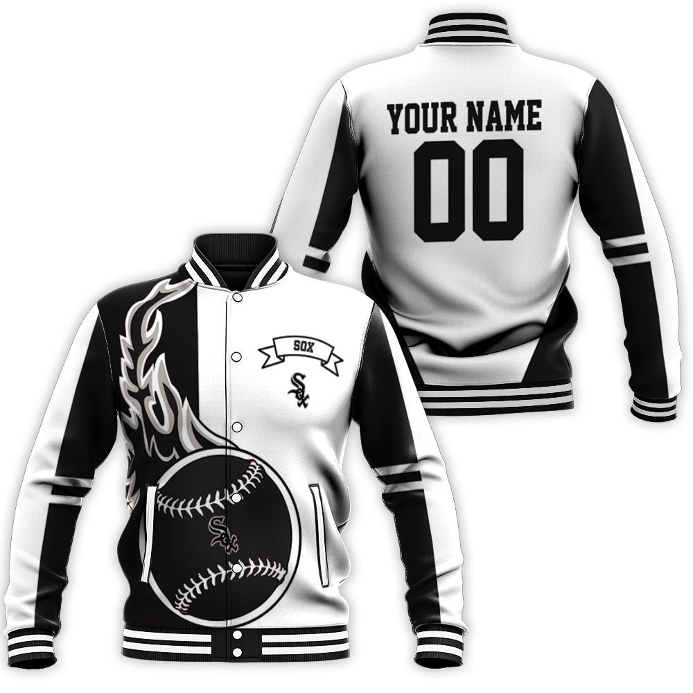Chicago White Sox 3d Personalized Baseball Jacket Chicago White Sox 3d Personalized Baseball Jacket