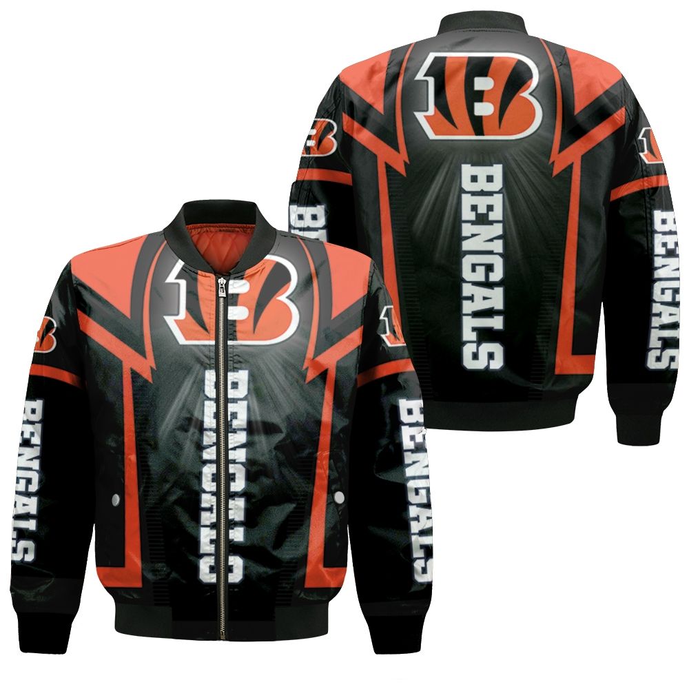 Cincinnati Bengals For Fans Bomber Jacket Cincinnati Bengals For Fans Bomber Jacket