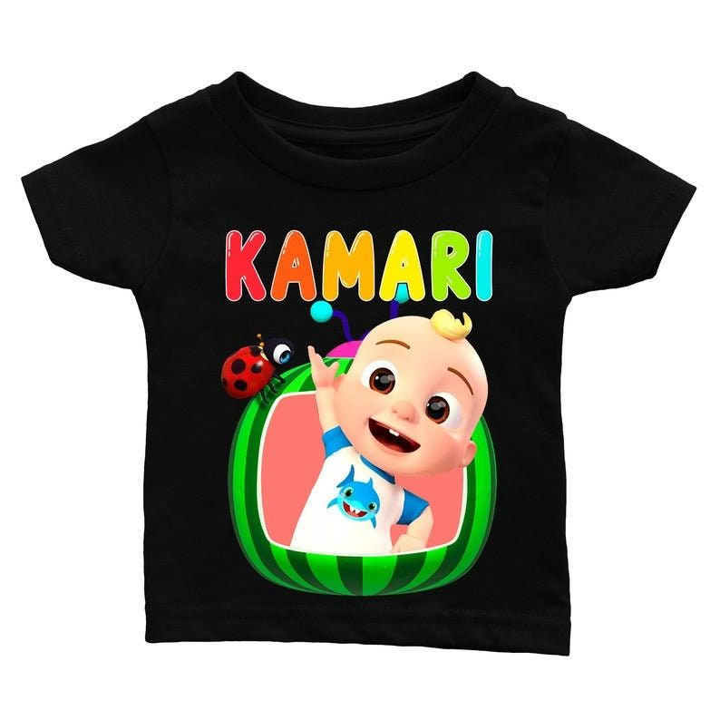 Cocomelon Personalized Birthday T-Shirt Cocomelon Personalized Birthday T-Shirt