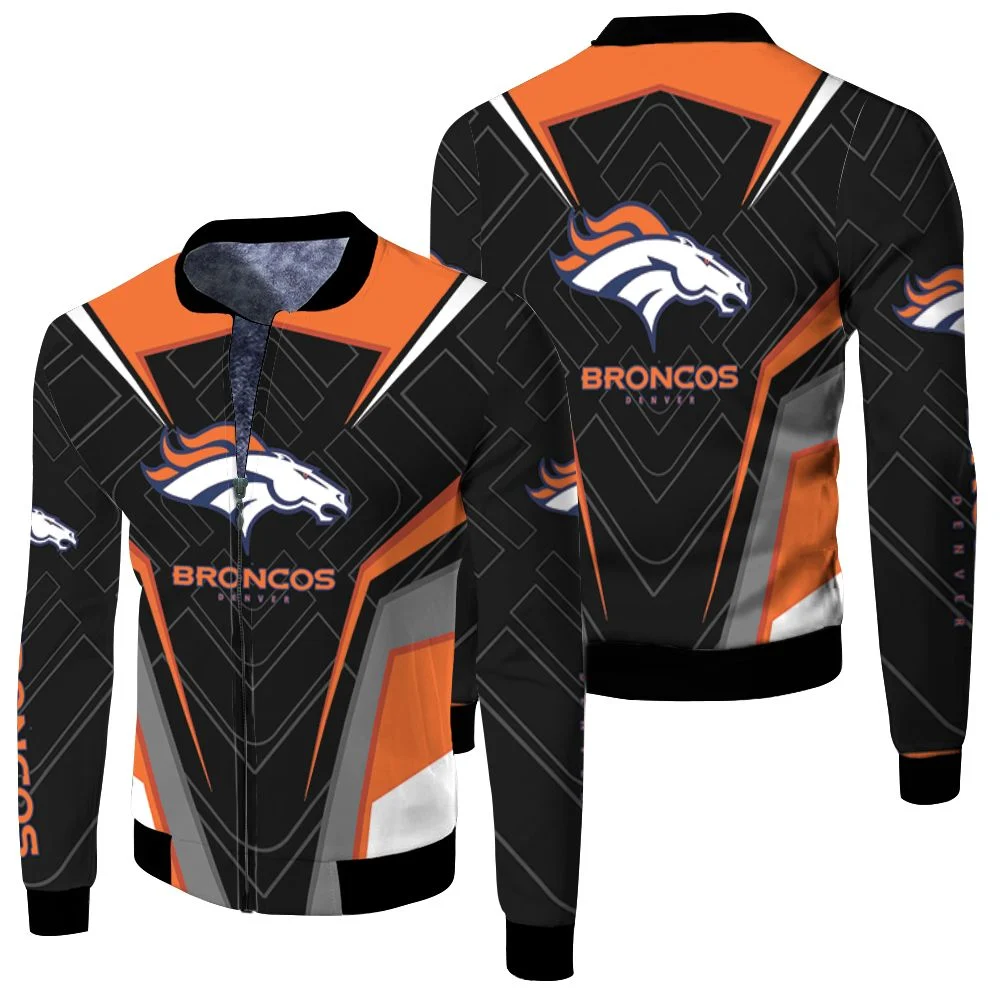 Denver Broncos Hoddie All Printed 3d Jersey Fleece Bomber Jacket Denver Broncos Hoddie All Printed 3d Jersey Fleece Bomber Jacket