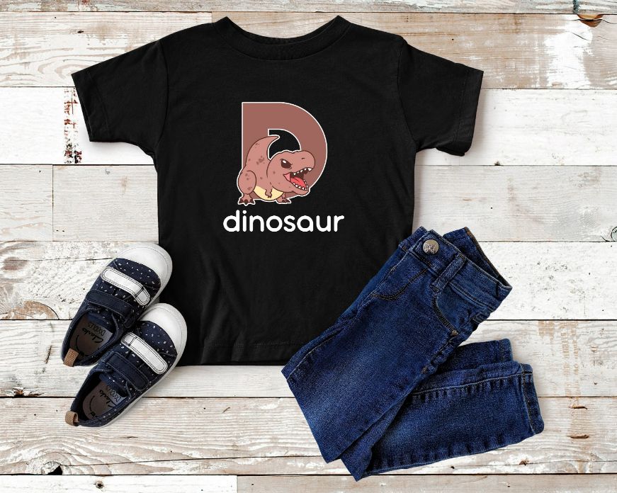 Dinosaur Animal Lover Kids Alphabet Letter T-Shirt Dinosaur Animal Lover Kids Alphabet Letter T-Shirt