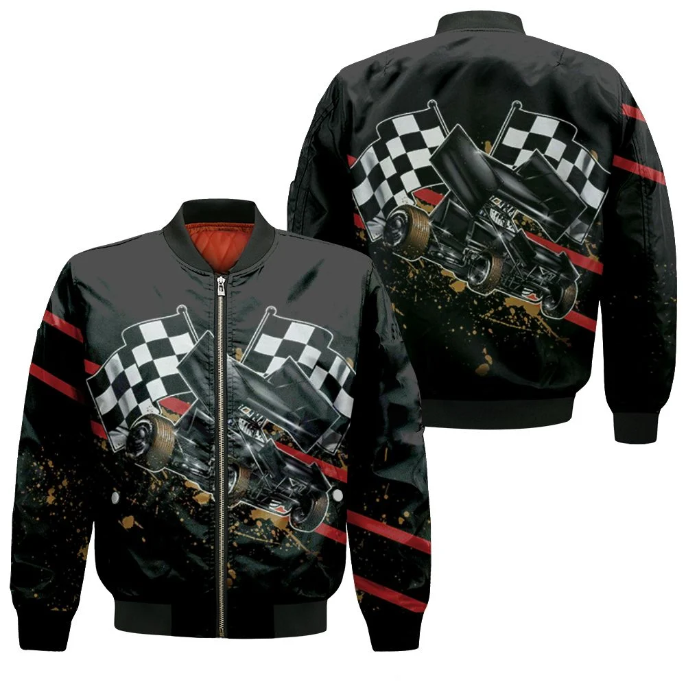 Dirt Racing For Fans 3d Jersey Bomber Jacket Dirt Racing For Fans 3d Jersey Bomber Jacket