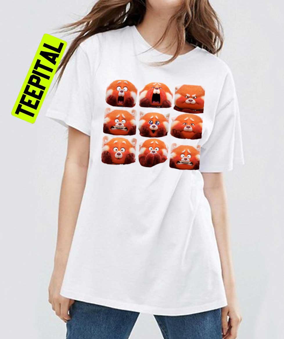 Disney Emotion Panda Turning Red 2022 Unisex T-Shirt Disney Emotion Panda Turning Red 2022 Unisex T-Shirt