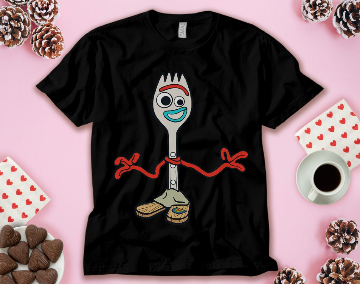 Disney Pixar Toy Story 4 Forkys Here T-Shirt Disney Pixar Toy Story 4 Forkys Here T-Shirt