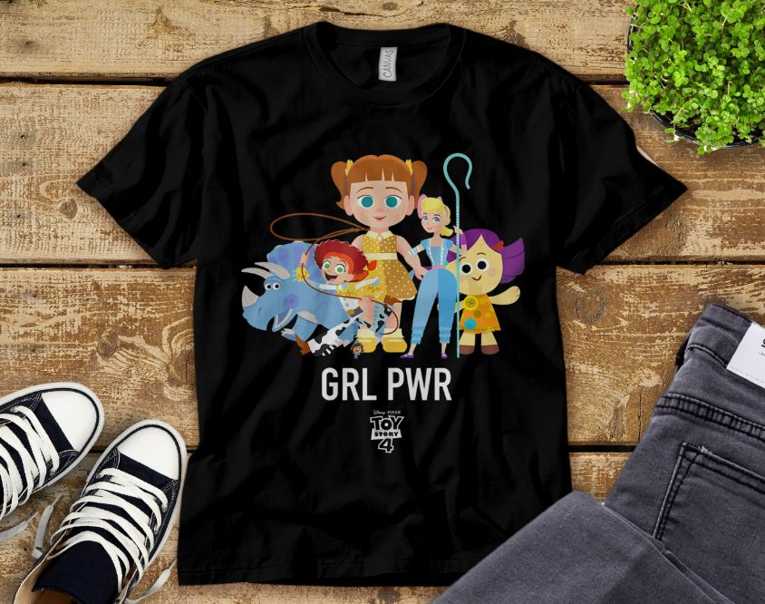 Disney Toy Story 4 GRL PWR Stylized T-Shirt Disney Toy Story 4 GRL PWR Stylized T-Shirt