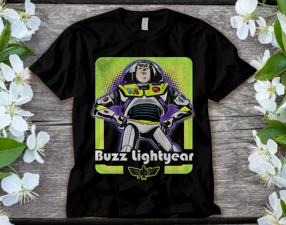 Disney Toy Story Buzz Lightyear Star Command Portrait T-Shirt Disney Toy Story Buzz Lightyear Star Command Portrait T-Shirt