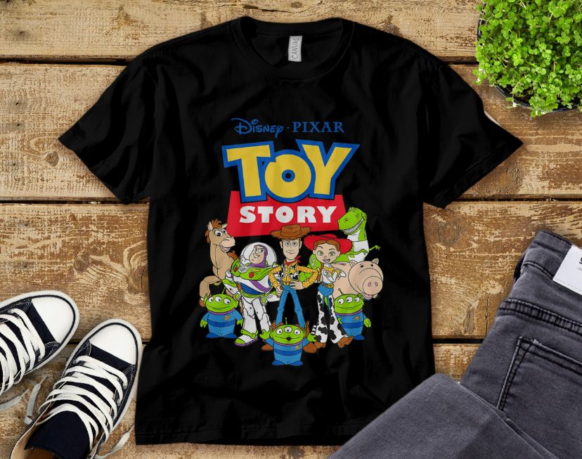 Disney Toy Story Buzz Woody Jessie Graphic T-Shirt Disney Toy Story Buzz Woody Jessie Graphic T-Shirt