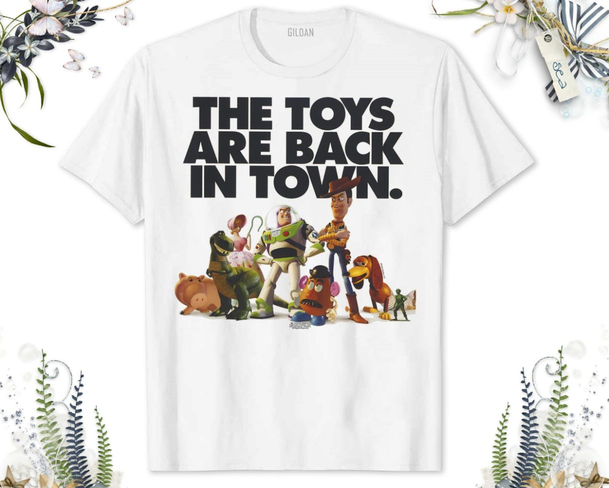 Disney Toy Story Toys Are Back In Town Graphic T-Shirt Disney Toy Story Toys Are Back In Town Graphic T-Shirt