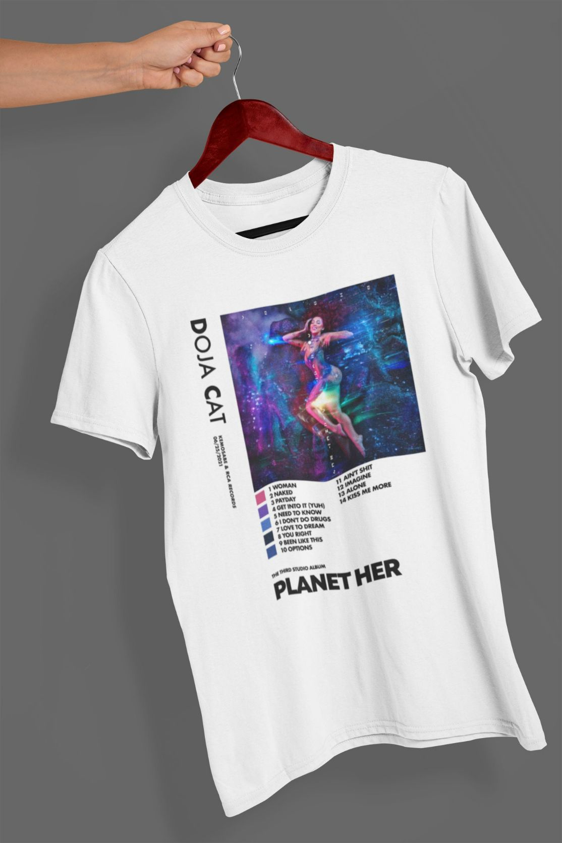 Doja Cat Planet Her Poster T-Shirt Doja Cat Planet Her Poster T-Shirt