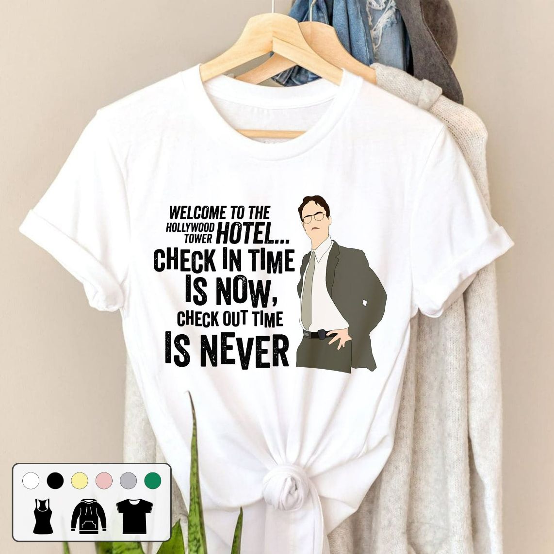 Dwight Schrute Tower Of Terror Vintage T-Shirt Dwight Schrute Tower Of Terror Vintage T-Shirt