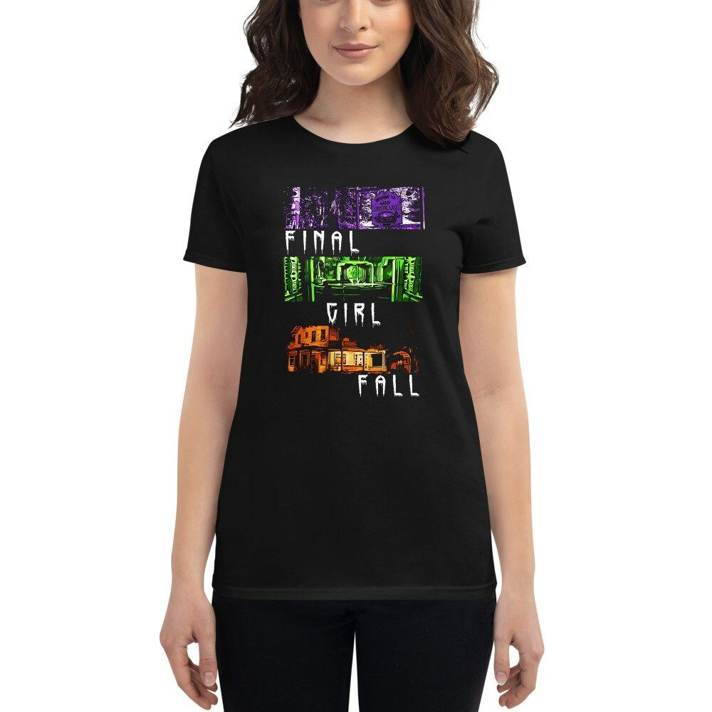 Final Girl Fall Horror Slasher Womens Shirt Final Girl Fall Horror Slasher Womens Shirt