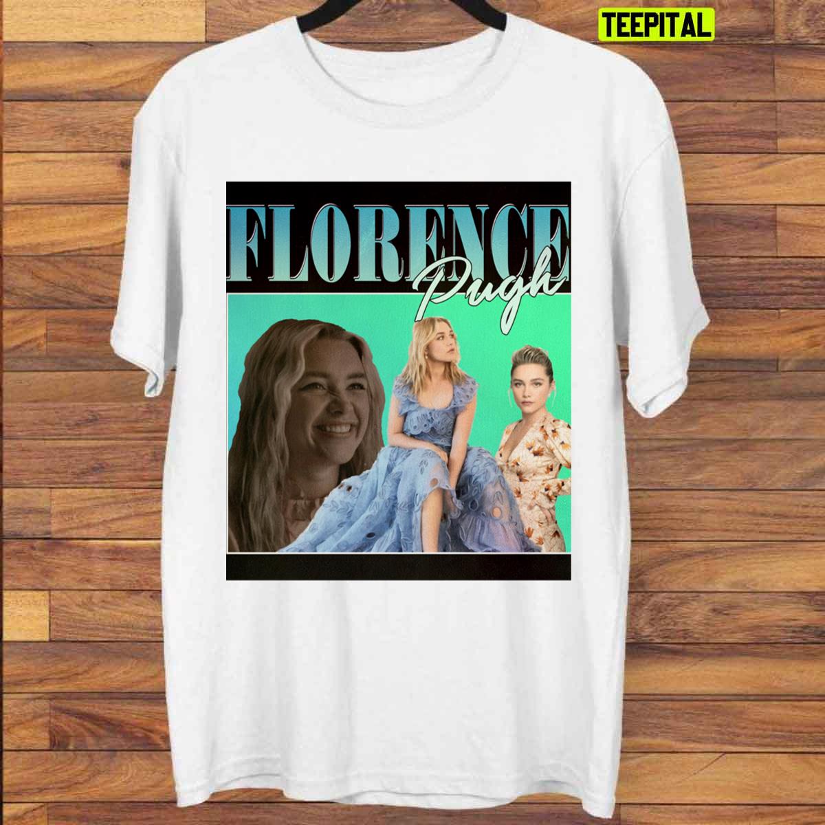 Florence Pugh Homage T-Shirt Florence Pugh Homage T-Shirt