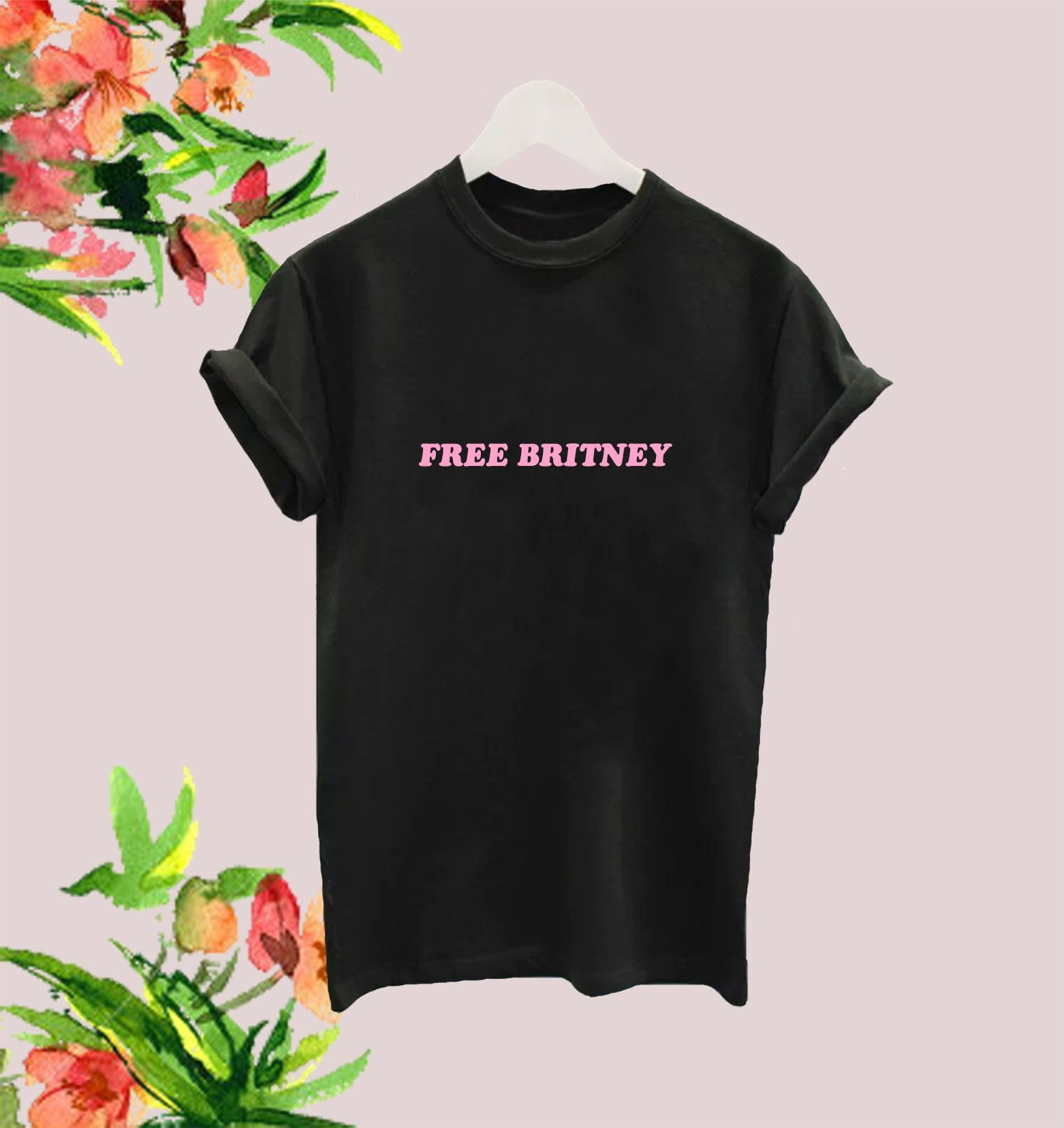 Free Britney Spears Slogan Tee Shirt Free Britney Spears Slogan Tee Shirt