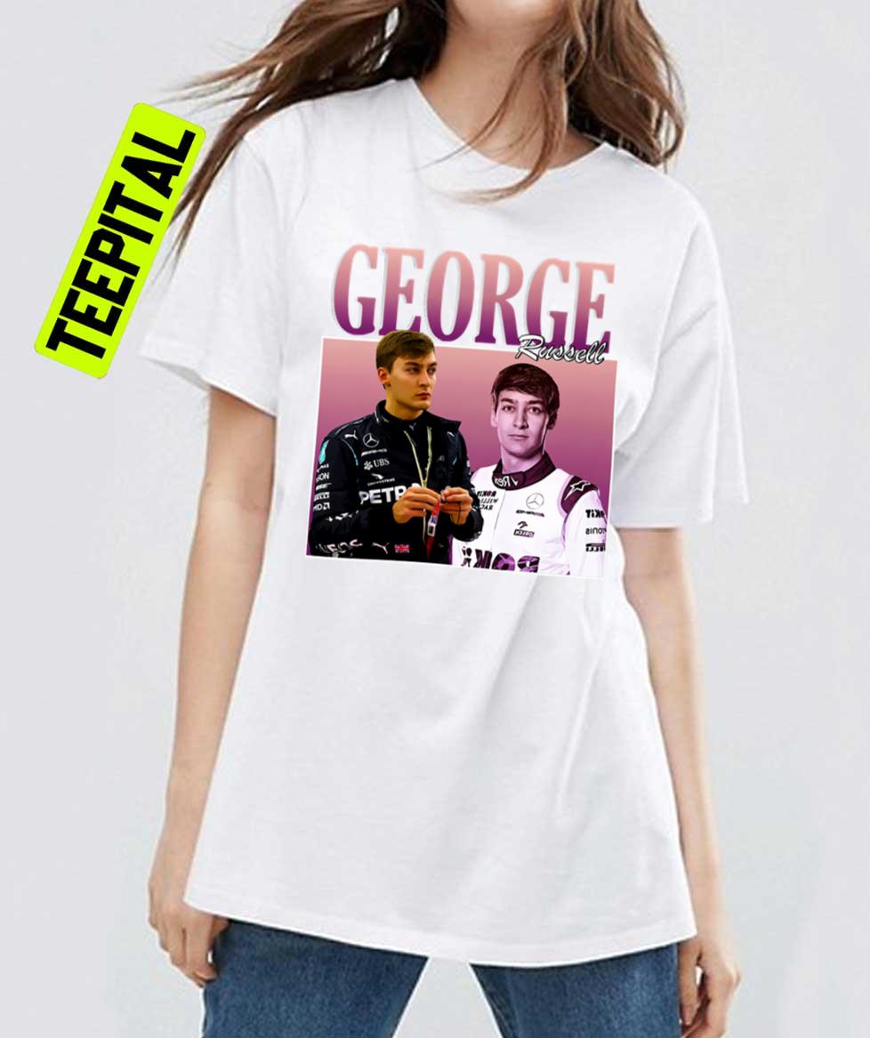 George Russel Vintage Bootleg 90s Homage T-Shirt George Russel Vintage Bootleg 90s Homage T-Shirt