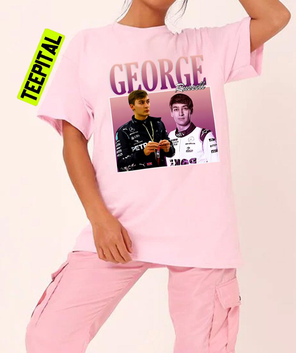 George Russel Vintage Bootleg 90s Homage T-Shirt George Russel Vintage Bootleg 90s Homage T-Shirt