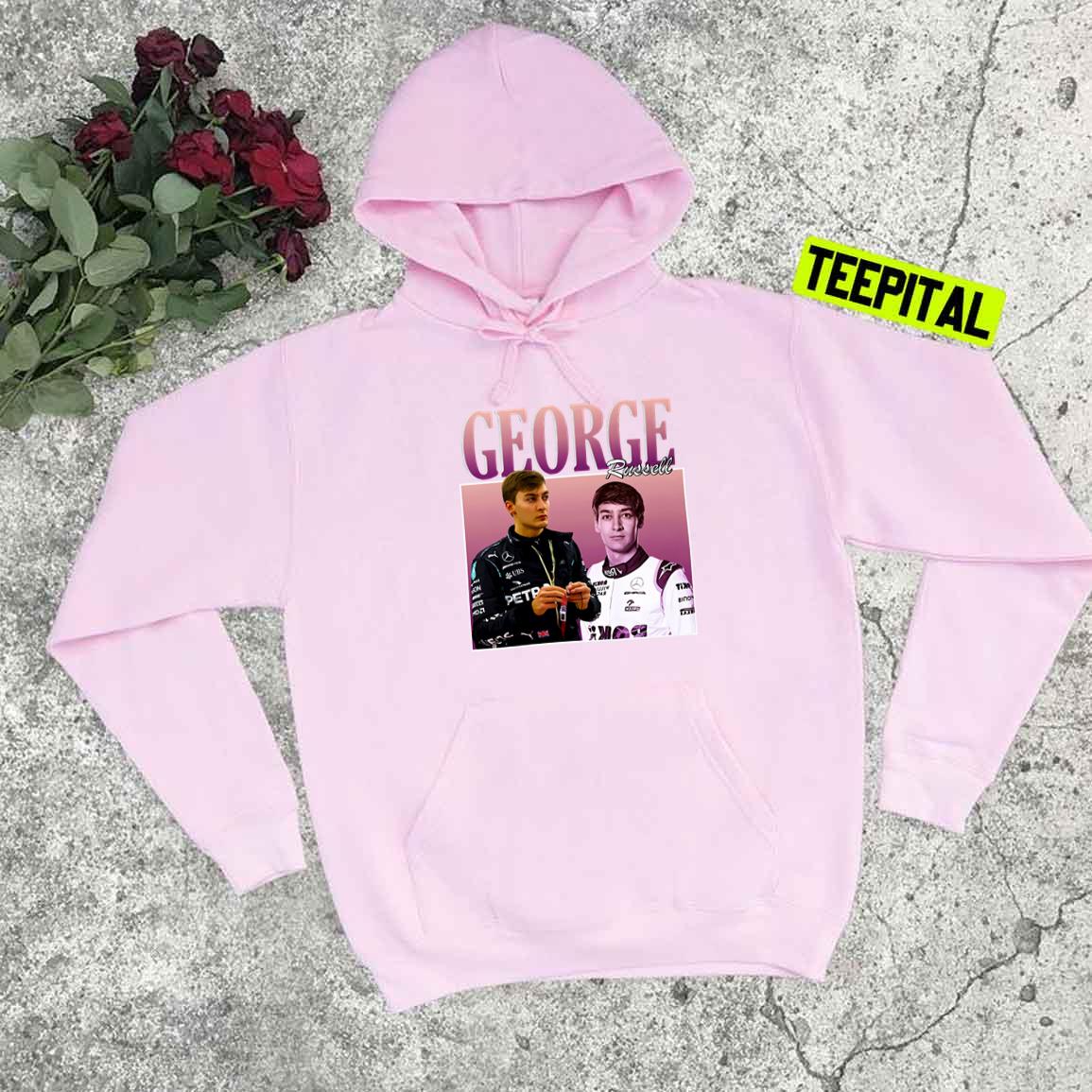 George Russel Vintage Bootleg 90s Homage T-Shirt George Russel Vintage Bootleg 90s Homage T-Shirt