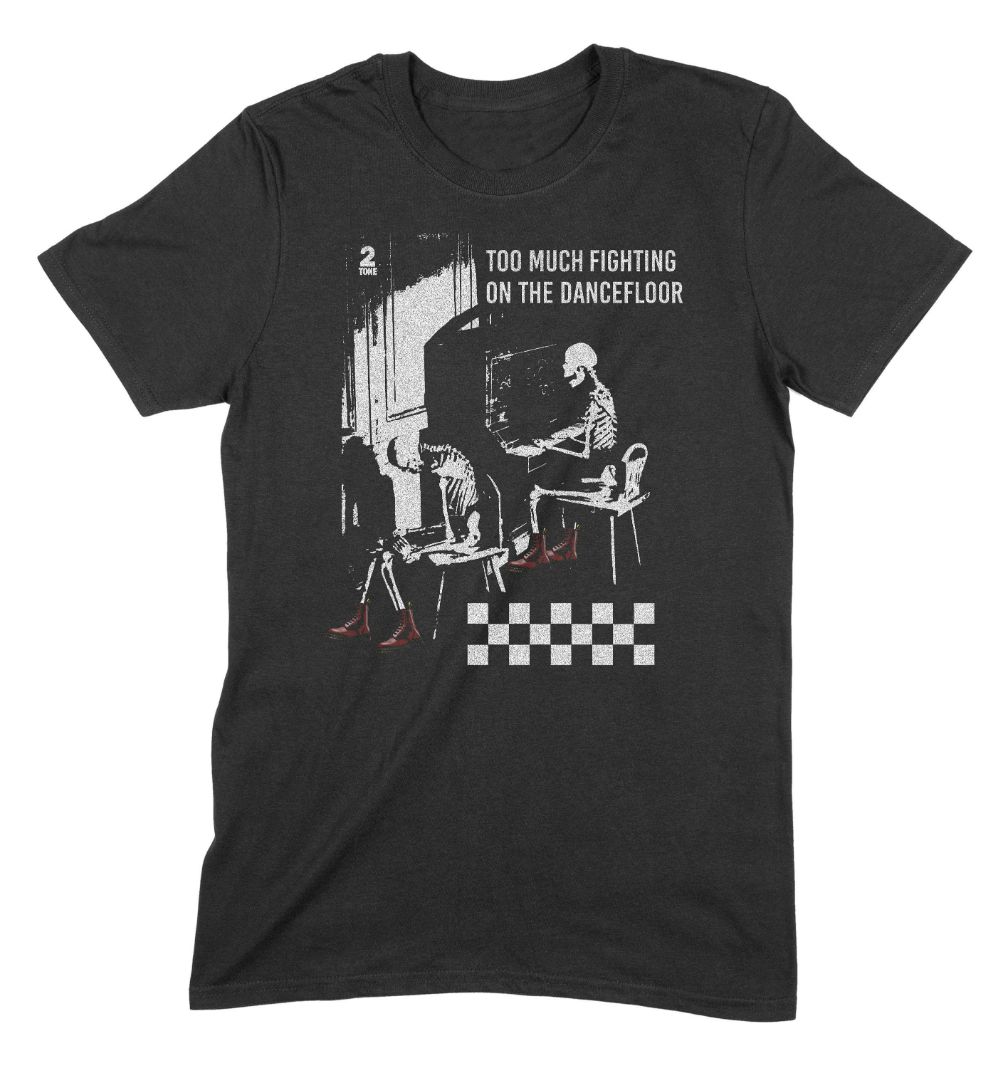 Ghost Town Too Much Fighting On The Dancefloor The Specials Mens Ska T-Shirt Ghost Town Too Much Fighting On The Dancefloor The Specials Mens Ska T-Shirt